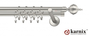 Karnisz nowoczesny NEO 19/19mm Roxy chrom mat