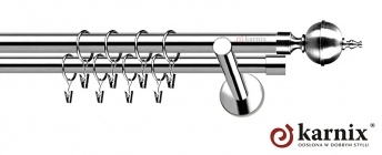 Karnisz nowoczesny NEO 19/19mm Roxy INOX