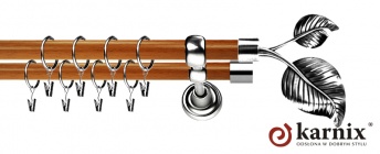 Karnisz Metalowy Prestige 19/19mm Sorento INOX - calvados