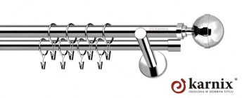 Karnisz nowoczesny NEO 25/19mm Kula Elegant INOX