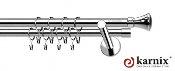 Karnisz nowoczesny NEO 25/19mm Liberty INOX