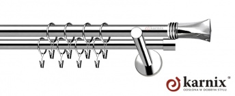 Karnisz nowoczesny NEO 25/19mm Porto INOX