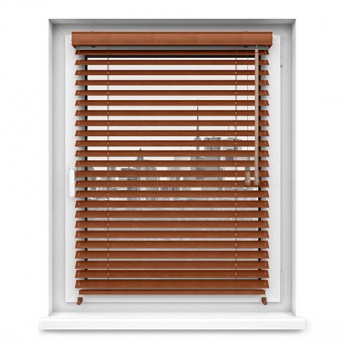 Żaluzje Drewniane 25mm - Larice (dąb złoty)