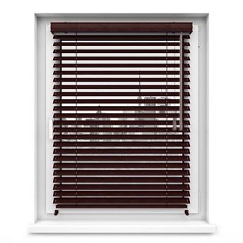 Żaluzje Drewniane 25mm - Mahogany