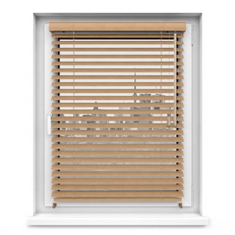 Żaluzje Drewniane 25mm - Pudding