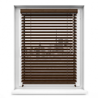 Żaluzje Drewniane 25mm - Wenge
